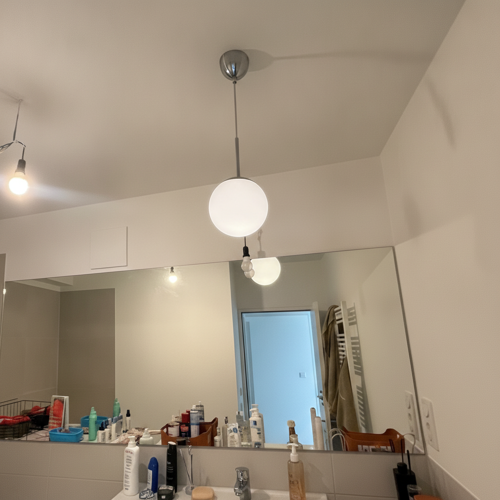 Bathroom — HÖLJES white ball