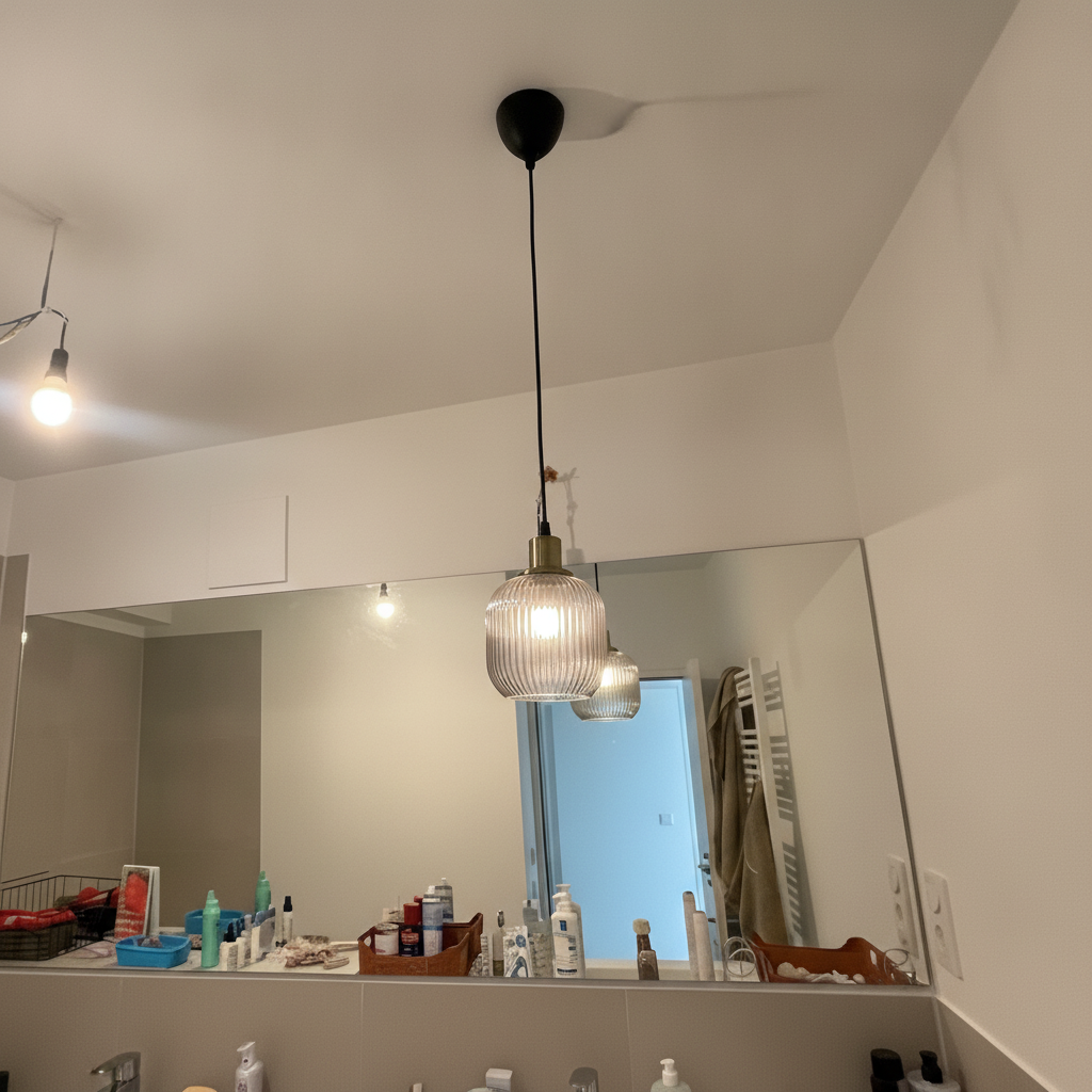 Bathroom — SOLKLINT globe pendant